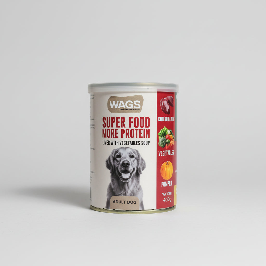 Wags Adult Dog Wet Food with Liver & vegetables - 400g