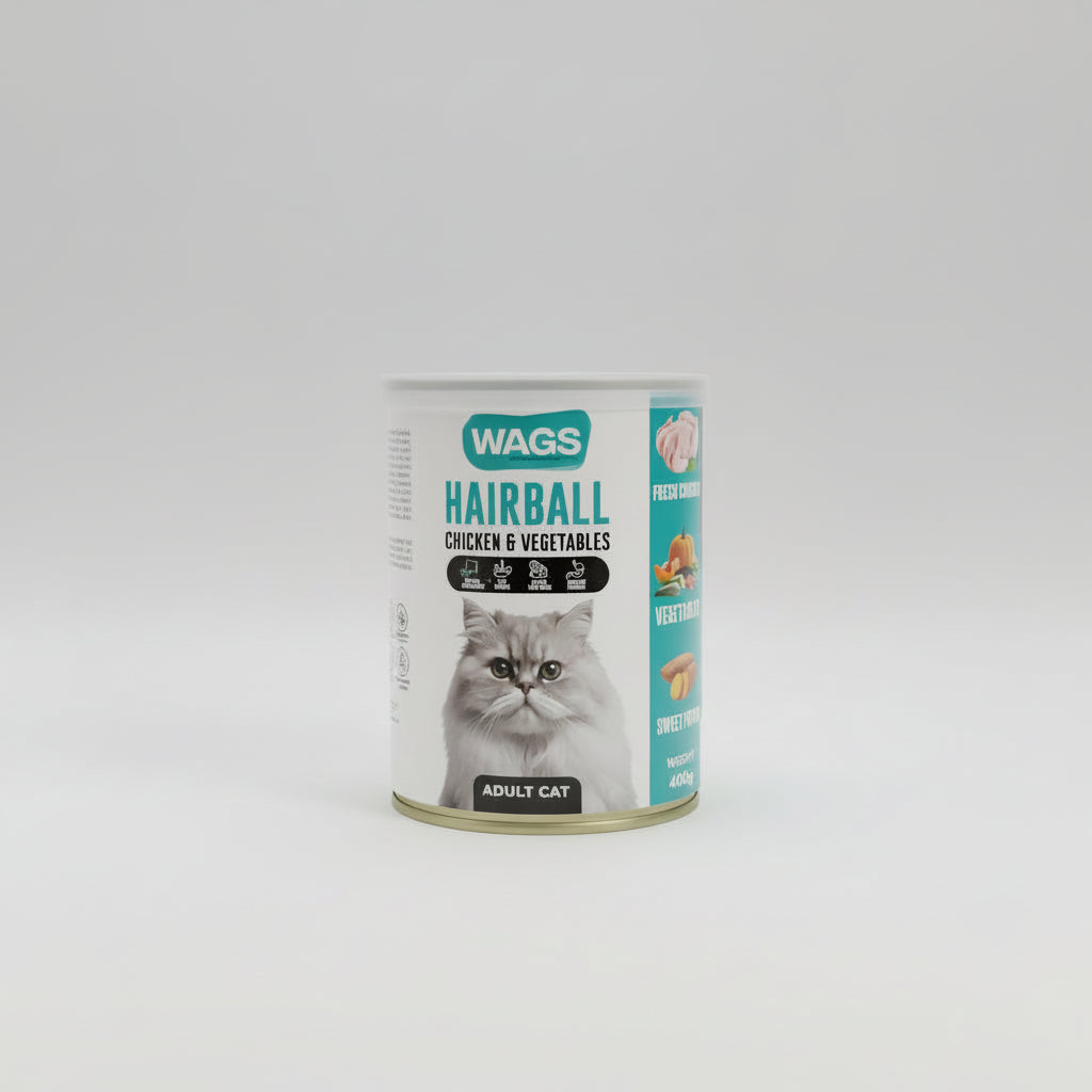 Wags Cat Hairball - Chicken