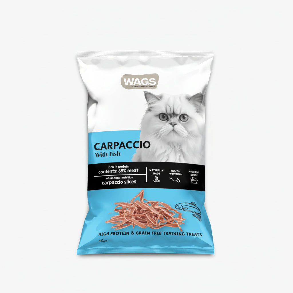 wagz carpaccio 40g fish treat