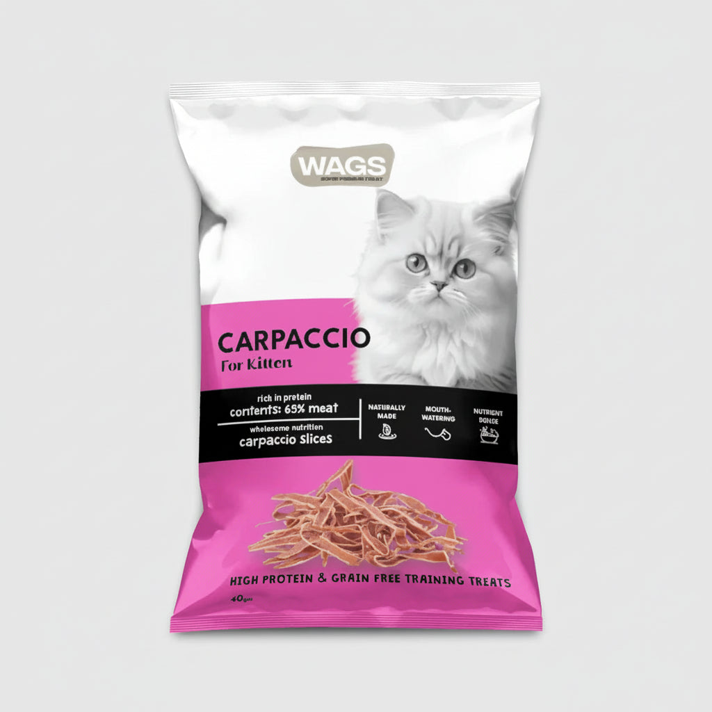 wags carpaccio 40g chicken kitten cat