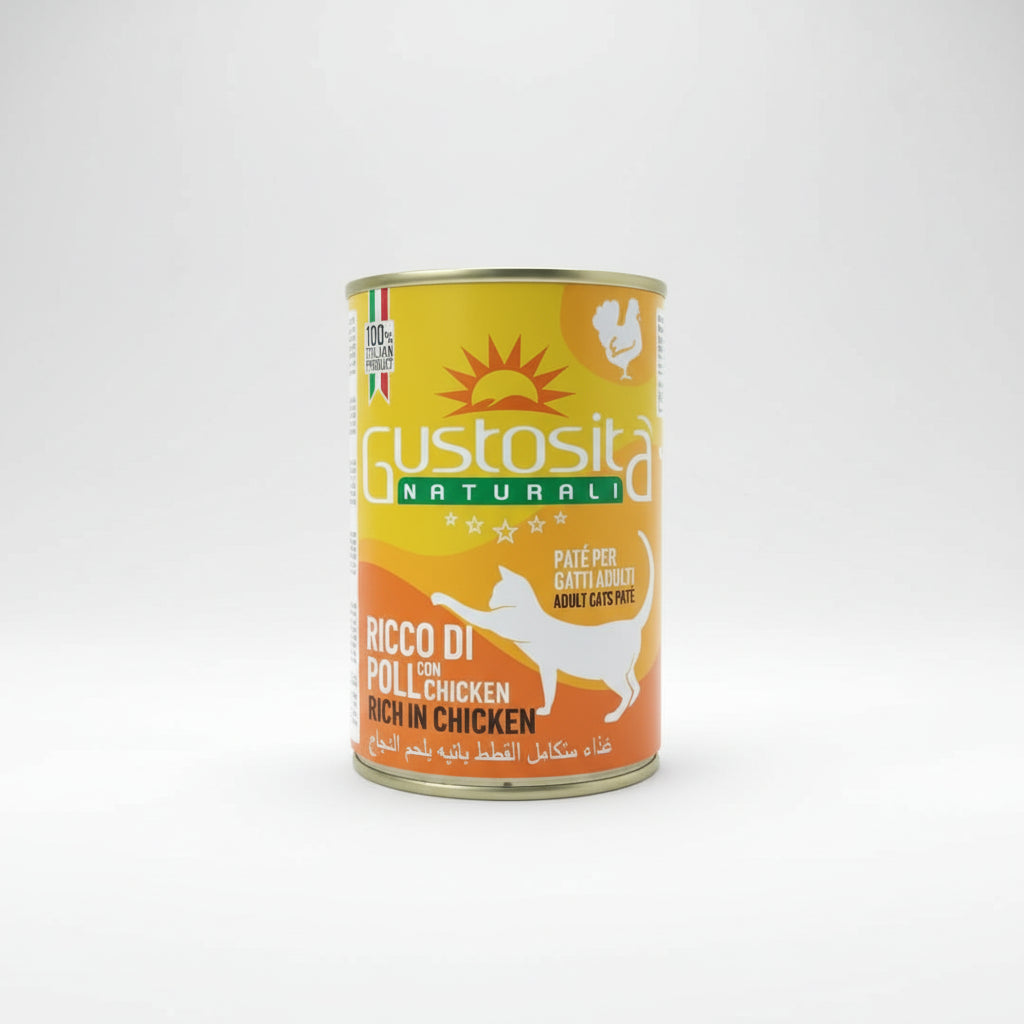 Gustosita Naturali Adult Cat Pate Chicken 400g