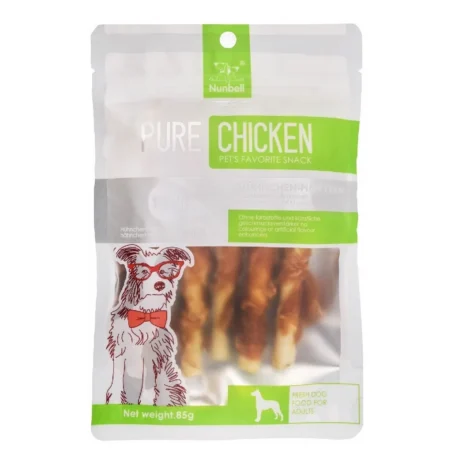Nunbell - Treats with Chicken for Adult Dogs 85G