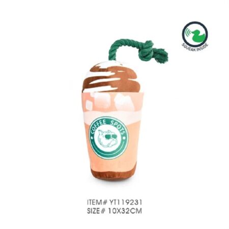 NAOMI DOG COFFEE SOFT PLUSH TOYS