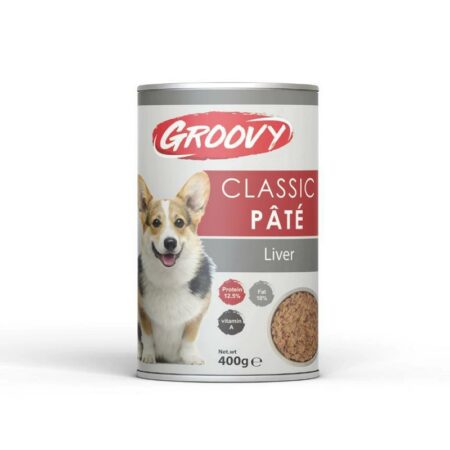 GROOVY DOG CLASSIC PATE400G LIVER