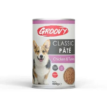Groovy Classic Pate Chicken & Turkey For Dogs 400 gm