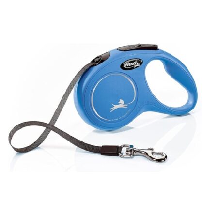 Automatic Leash Flexi New Classic Tape S 5M Blue