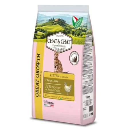 Expert Chat & Chat Kitten Rich in Chicken Dry Food 14 Kg