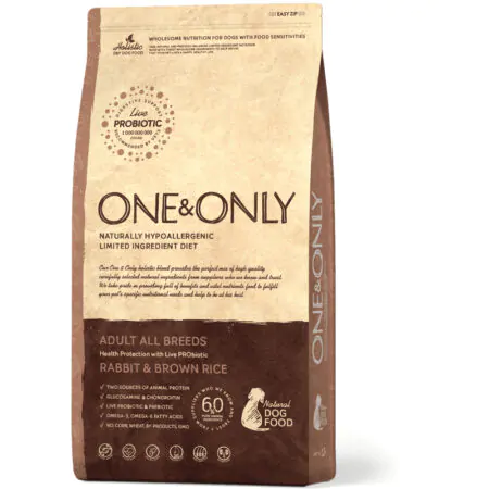 ONE&ONLY Rabbit With Rice For Adult Dogs Of All Breeds 3kg