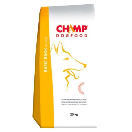 CHAMP Dog Basic Brok Yellow 20 kg