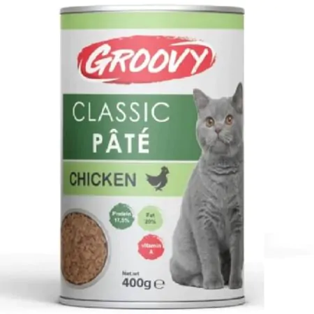 Groovy Classic Pate CHICKEN for Adult Cats 400gm