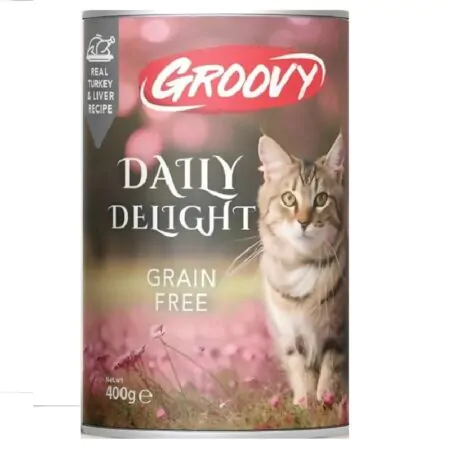 GROOVY DAILY DELIGHT Real turkey &liver 400g