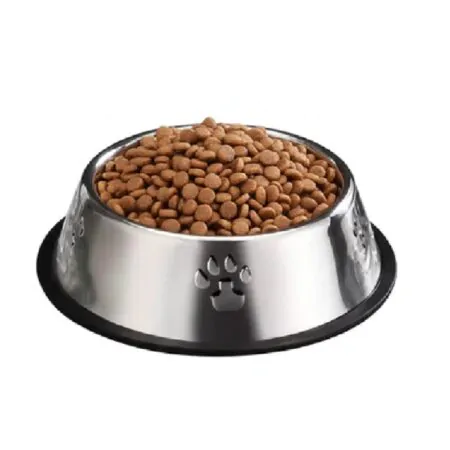 Round plate for dogs and cats