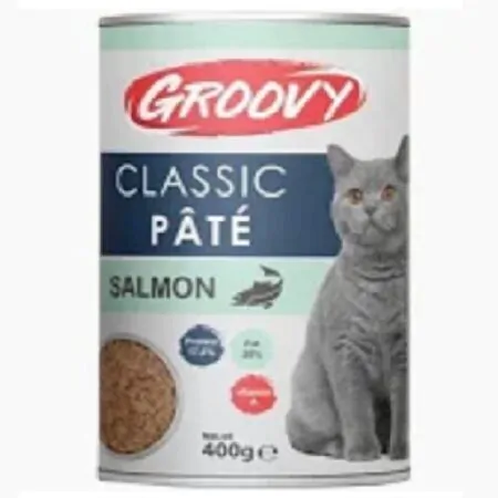 Groovy Classic Pate SALMON for Adult Cats 400gm