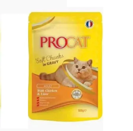 Procat Soft with Chicken And Liver 100g