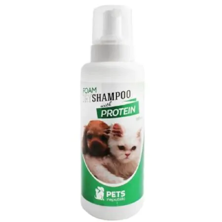 Pets Republic Foam Dry Shampoo Antibacterial With Keratin 520 Ml