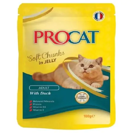 PROCAT Soft chunks in jelly with Duck 100 gm