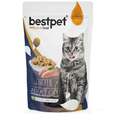 بيست بت كيس دجاج معلب للقطط البالغة 85 جرام