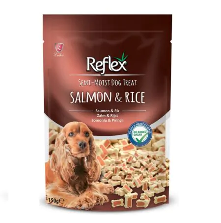 Reflex - Semi-Moist Dog Treat ( Salmon & Rice ) 150G