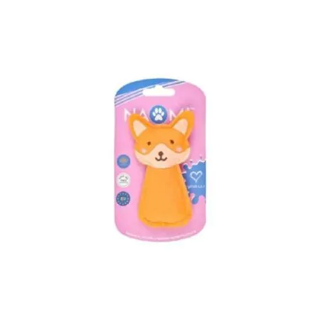 Naomi Orange Fox Plush Cat Toy