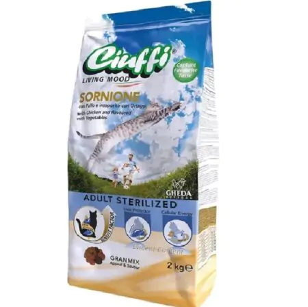 CIUFFI CAT SORNIONE ADULT STERILIZED 2kg