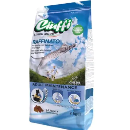 Ciuffi Dry Food For Cats Adult Complete Salmon 2Kg