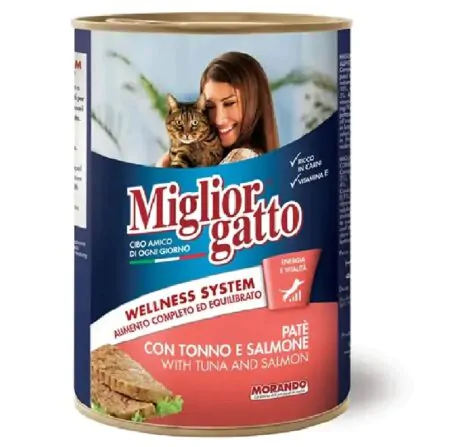 Miglior cane Pate Tuna & salmone 400 gm