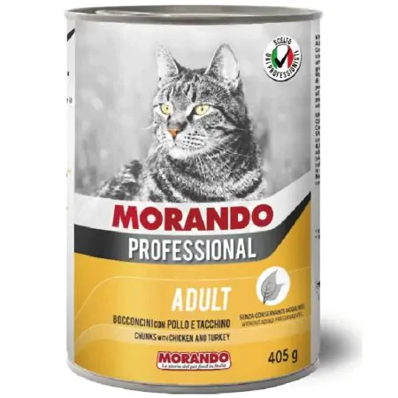 Morando Proffesional Chicken & Turkey cat – 400 GM