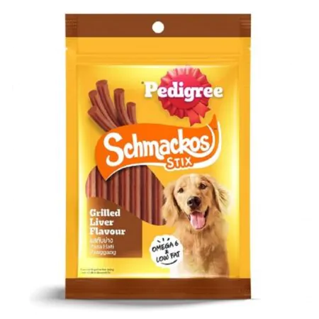 Pedigree Schmackos Grilled Liver Dog Treats 70g
