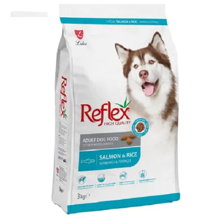 Reflex dry food for adult dogs with salmon and rice 3kg