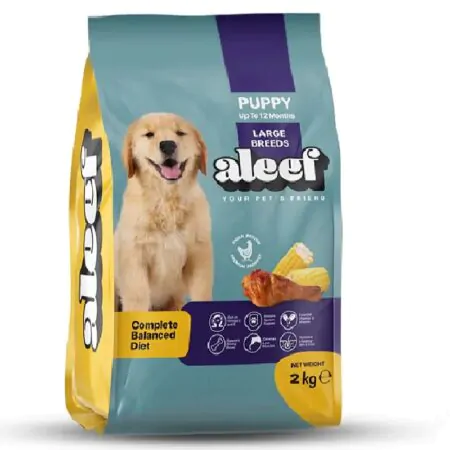 Aleef Dry Food Puppy Dog - Large Breed 2KG