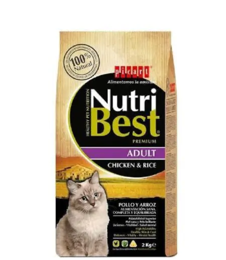 NutriBest Adult Cat Chicken & Rice 2KG