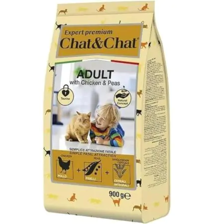 Chat & Chat Adult  Chicken & Peas 900 g