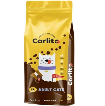 CARLITO ADULT CATS DRY FOOD 1.5 KG