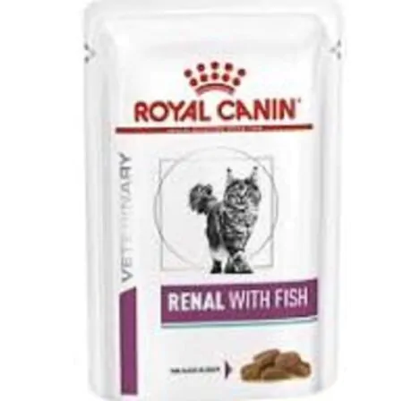 Royal Canin Veterinary Diet Cat Renal with Fish Wet Food Pouch 85g