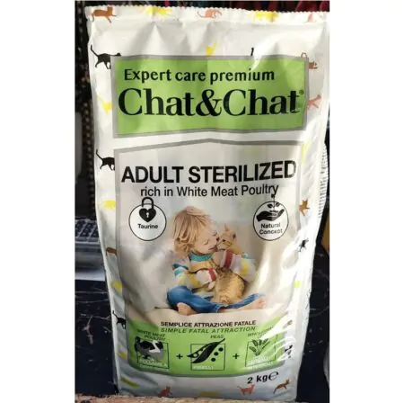 chat&chat sterilised 2 kg