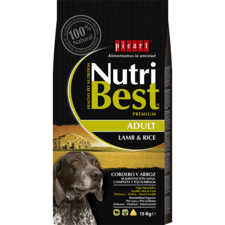 NutriBest Adult Dog Lamb & Rice 3KG