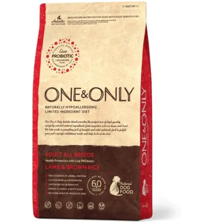 ONE&ONLY Adult All Breeds Lamb & Brown Rice Dog Dry Food 12Kg