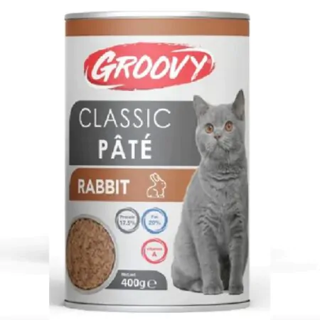 Groovy cat rabbit classic Pate 400g