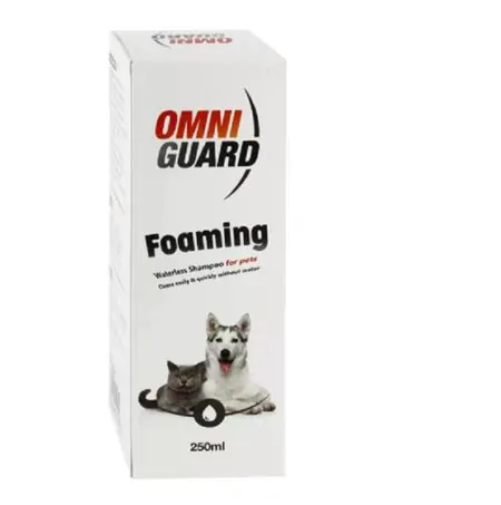 Omni Guard Foaming 250ml Waterless shampoo for Cats & Dogs