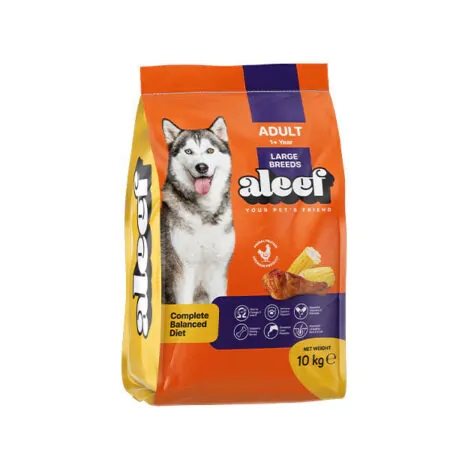 aleef Adult Dog Dry Food - Large Breeds 10 Kg