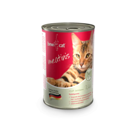 Bewi Cat Wet Food with Venison 400gm