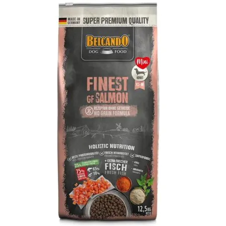BELCANDO Finest Grain Free Salmon For Small and Medium Breeds 12.5 KG