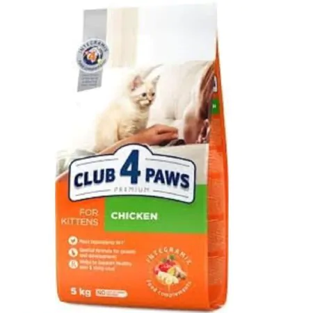 CLUB 4 PAWS Premium Kittens With Chicken Dry Cat Food 5 kg