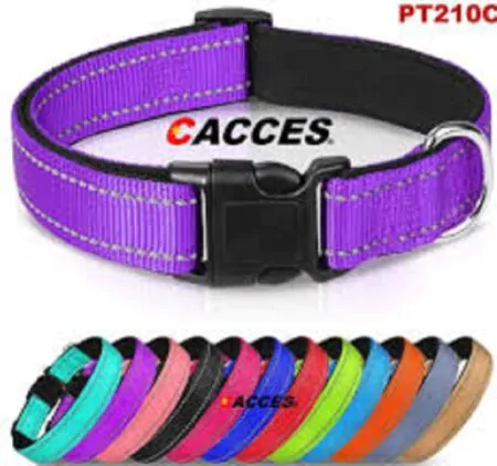 Doco Small Puff Air Mesh Collar for Dogs - Blue