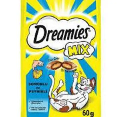 Dreamies Cat Treats 60g Mix Cheese & Fish