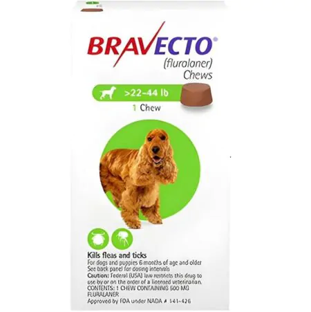 Bravecto Chewable Tablet For Medium Dogs (10-20 Kg)