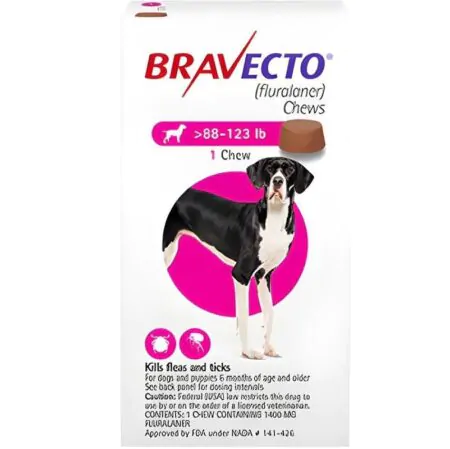 Bravecto Chewable Tablet For Very Large Dogs (40-56 Kg)