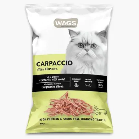 wags mix treat cat