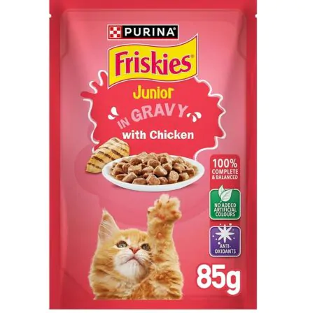 Friskies Junior With Chicken In Gravy 85 gm