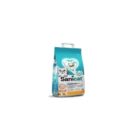 Sanicat Clumping White Duo Cat Litter - 10 Liters